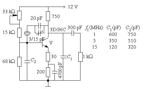 晶體振蕩器電路